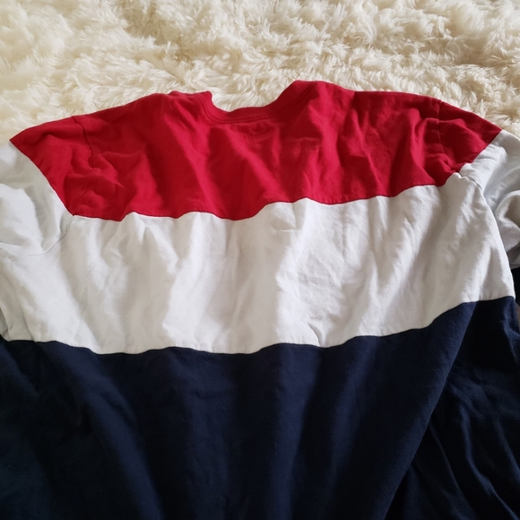 Red and Blue Hollister Longsleeve - Picture 3 of 3